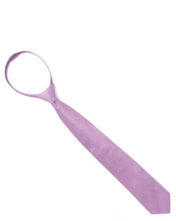 Microfiber Classic Red Zipper Tie