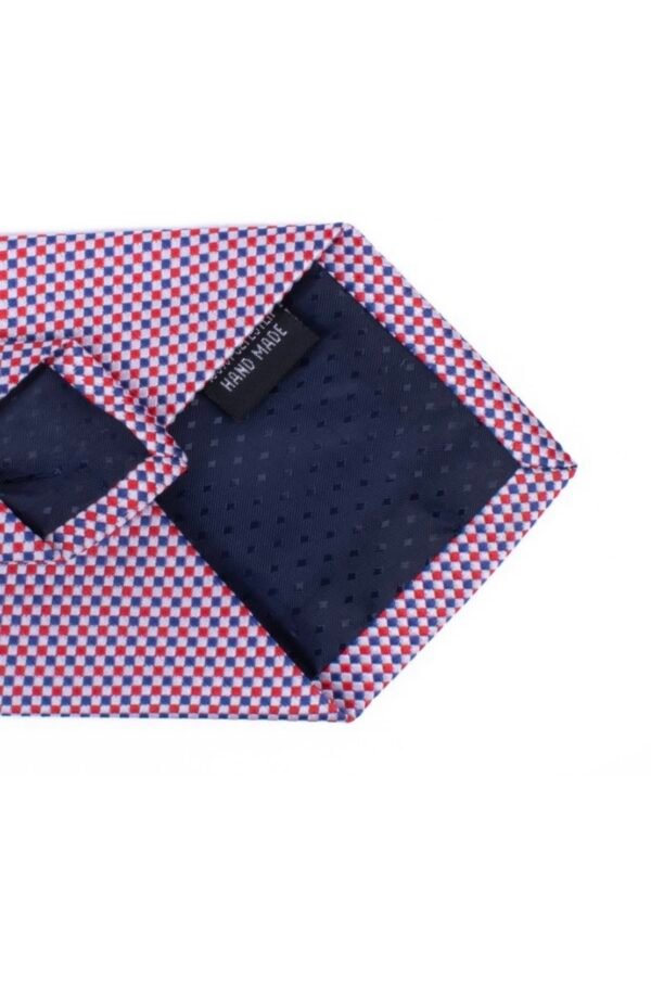 Microfiber Classic Red Zipper Tie