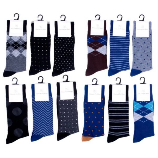 Assorted  Dress Poly Socks
