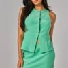 Screenshot Scuba Roundneck Vest Two Pieces Skort Set