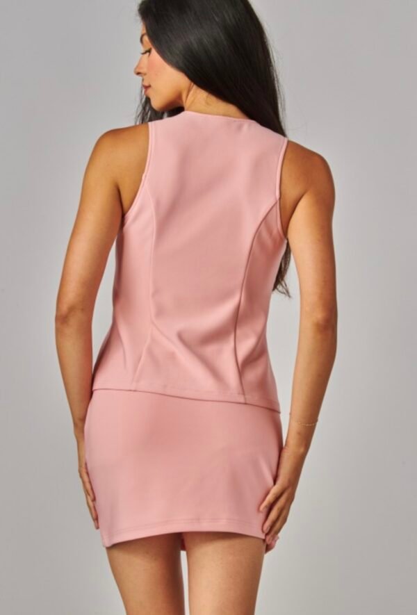 Screenshot Scuba Roundneck Vest Two Pieces Skort Set