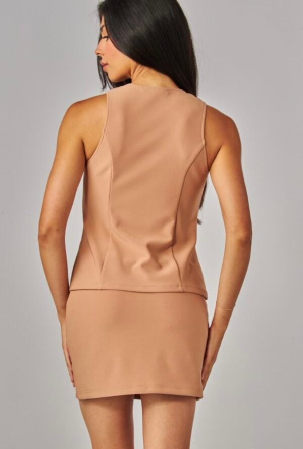 Screenshot Scuba Roundneck Vest Two Pieces Skort Set