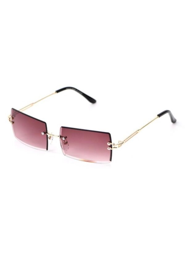 Rimless Rectangle Sunglasses