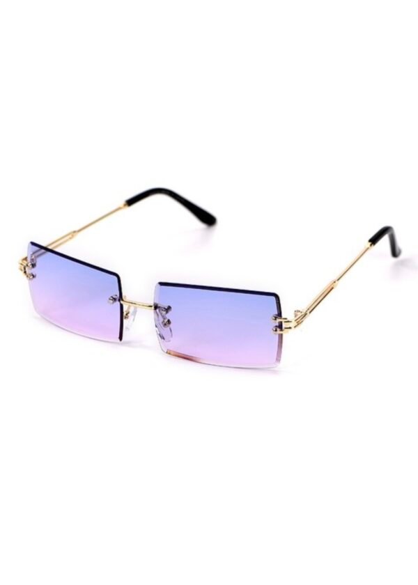 Rimless Rectangle Sunglasses