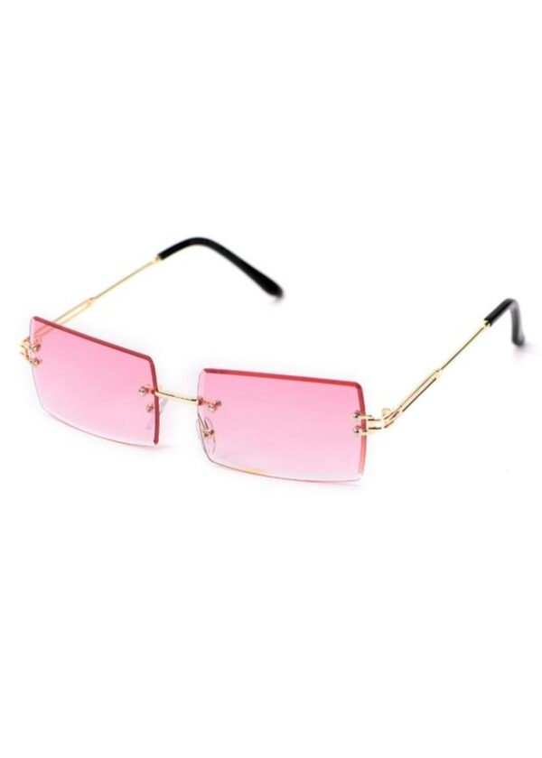 Rimless Rectangle Sunglasses
