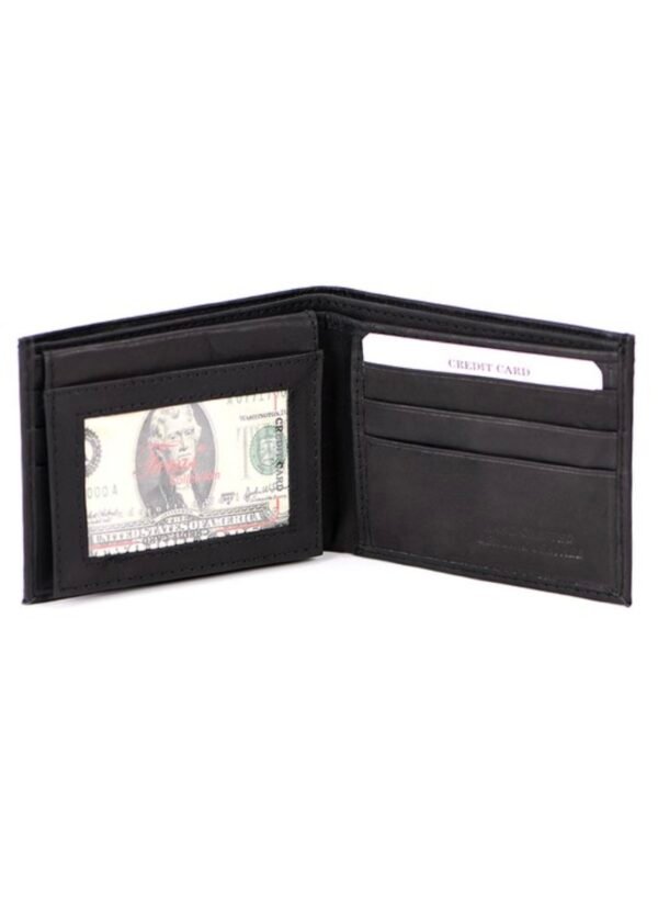 Men Leather Bi-fold Wallet