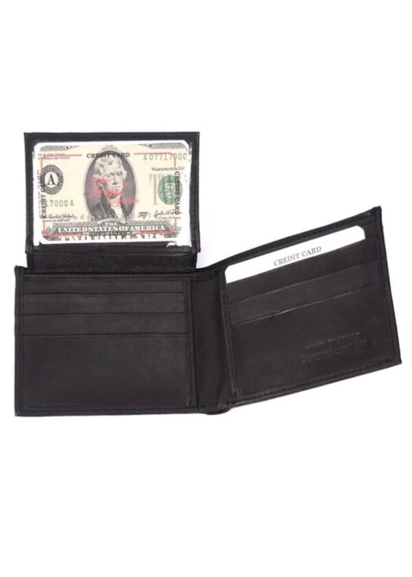 Men Leather Bi-fold Wallet