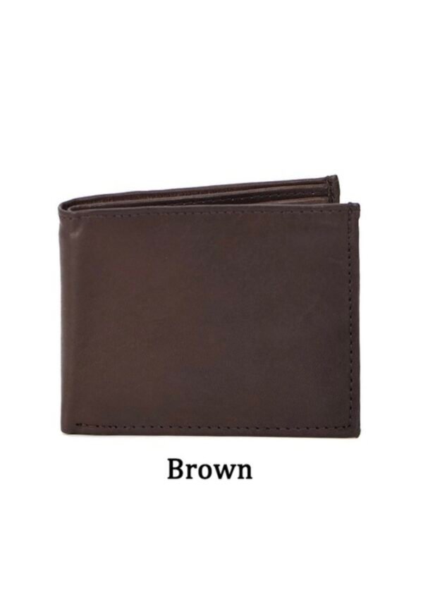 Men Leather Bi-fold Wallet