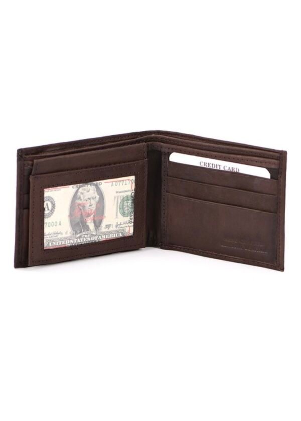 Men Leather Bi-fold Wallet