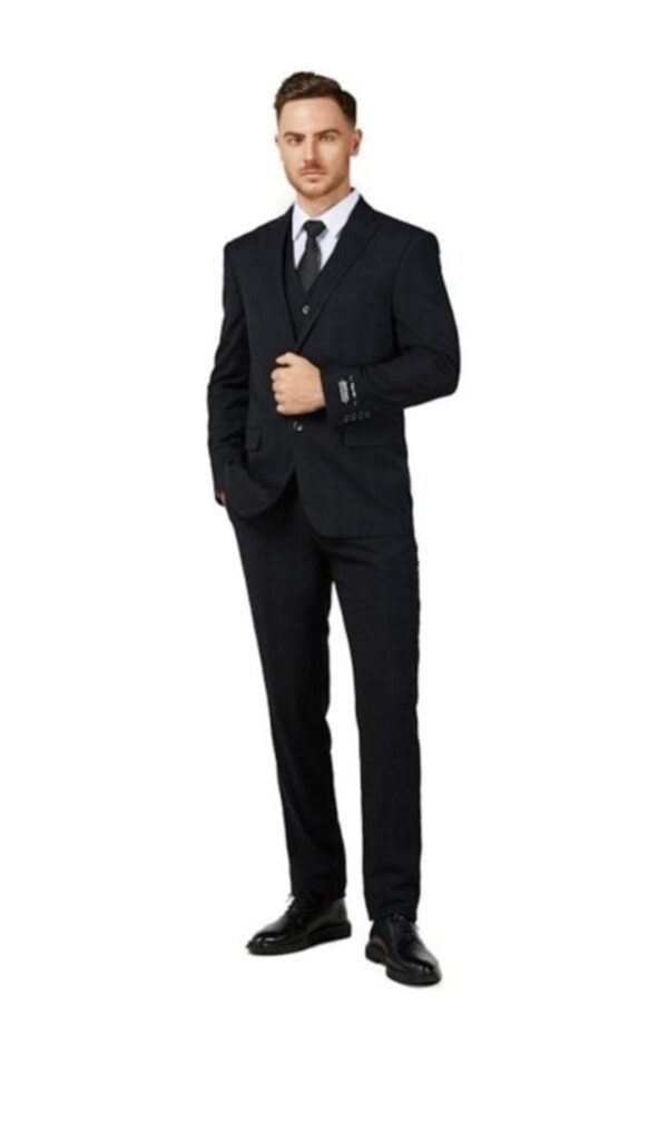 Screenshot_20250831_221316_Chrome Black Checker 3 Pieces Slim Long Size Suit