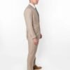 Beige 2 Pieces Slim Regular Suit