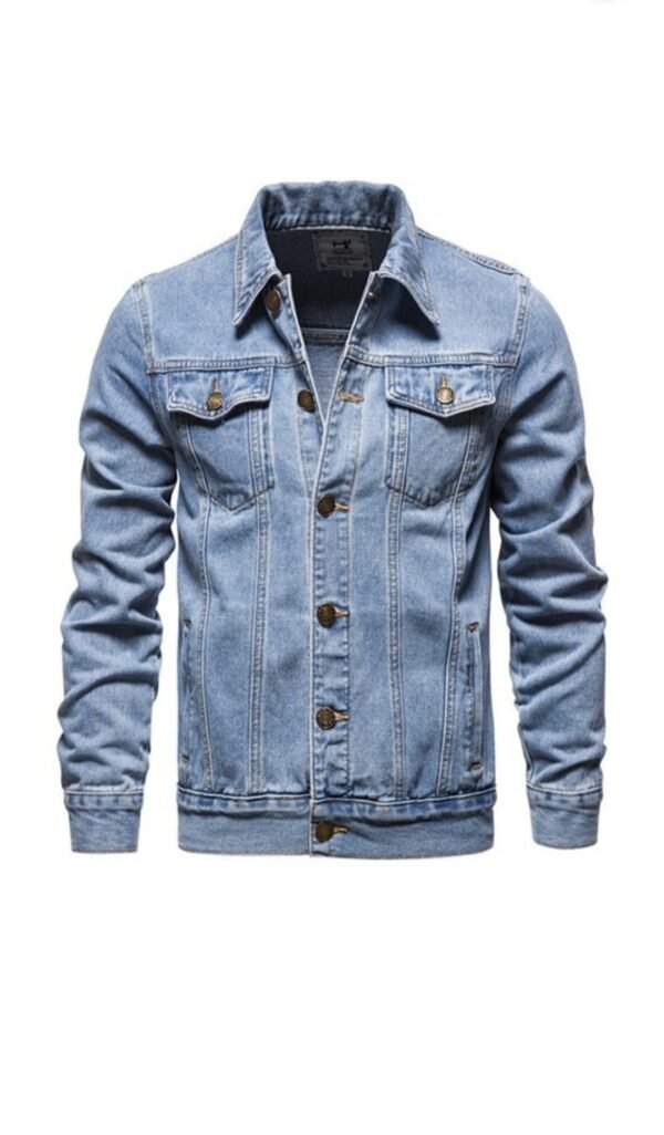 Screenshot_20250903_093140_Chrome Men's Lapel Single Breasted Jeans Jackets