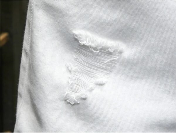 Men's Ripped Denim Shorts