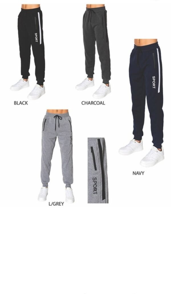 Men's Fleeced Side Panel Pants