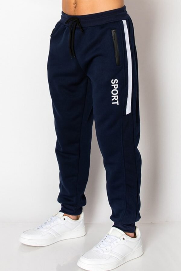 Men's Fleeced Side Panel Pants