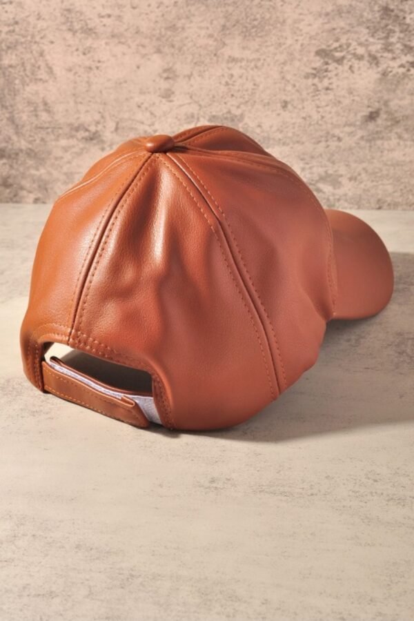 Butter Pebbled Vegan Leather Cap