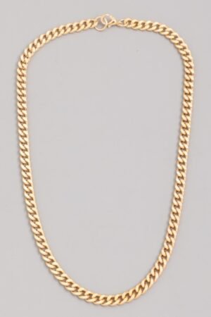 Lobster Clasp Curb Chain Necklace