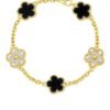 4 Pieces Clover Bracelet Set