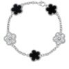 4 Pieces Clover Bracelet Set