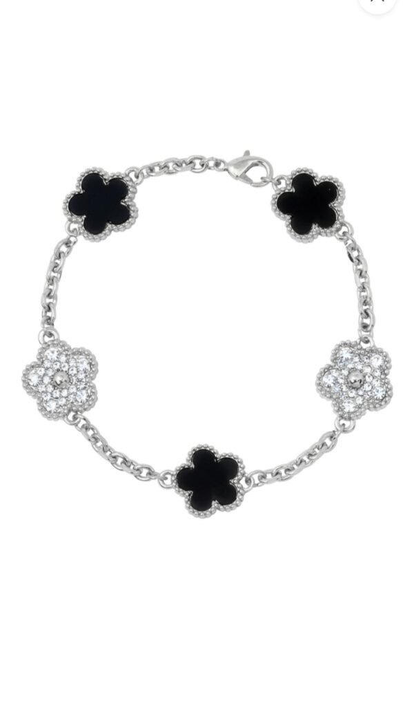 4 Pieces Clover Bracelet Set