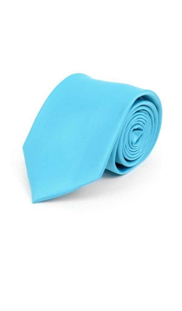 Poly Solid Satin Tie