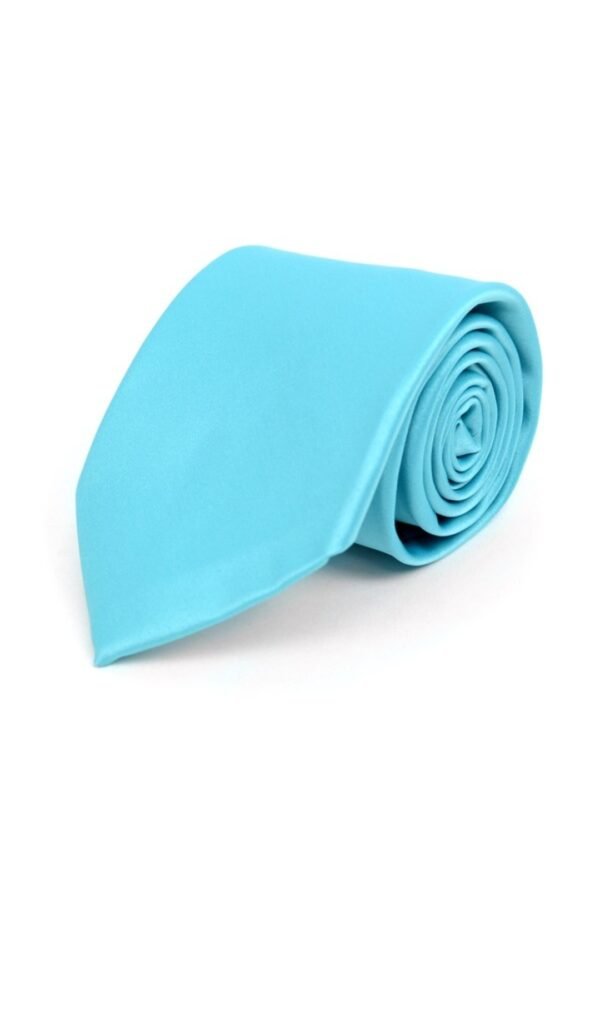 Poly Solid Satin Tie