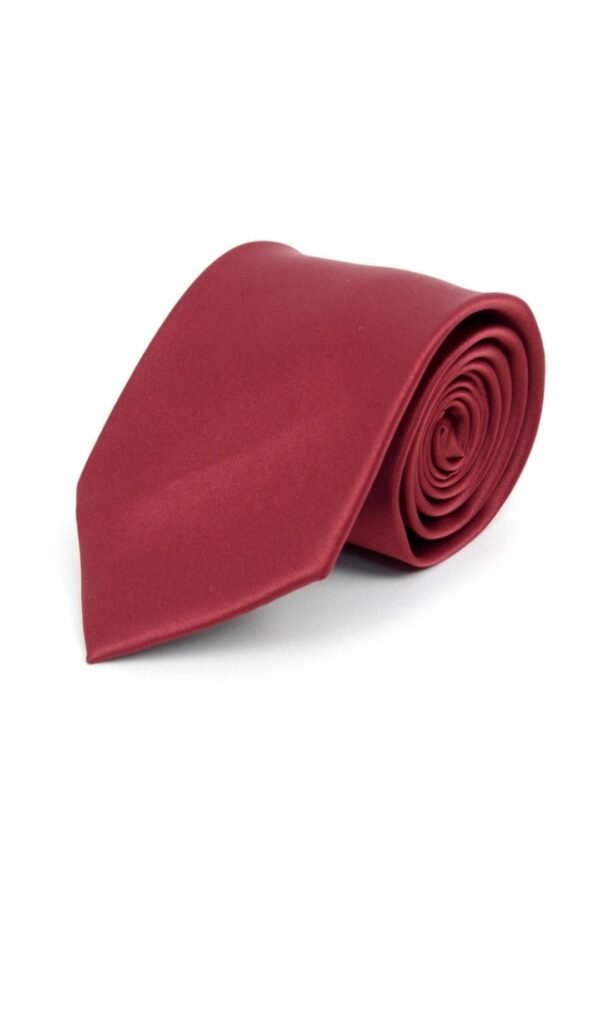 Poly Solid Satin Tie