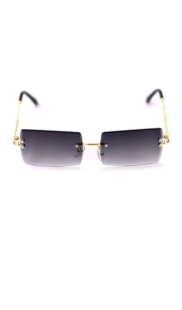 Rimless Rectangle Sunglasses