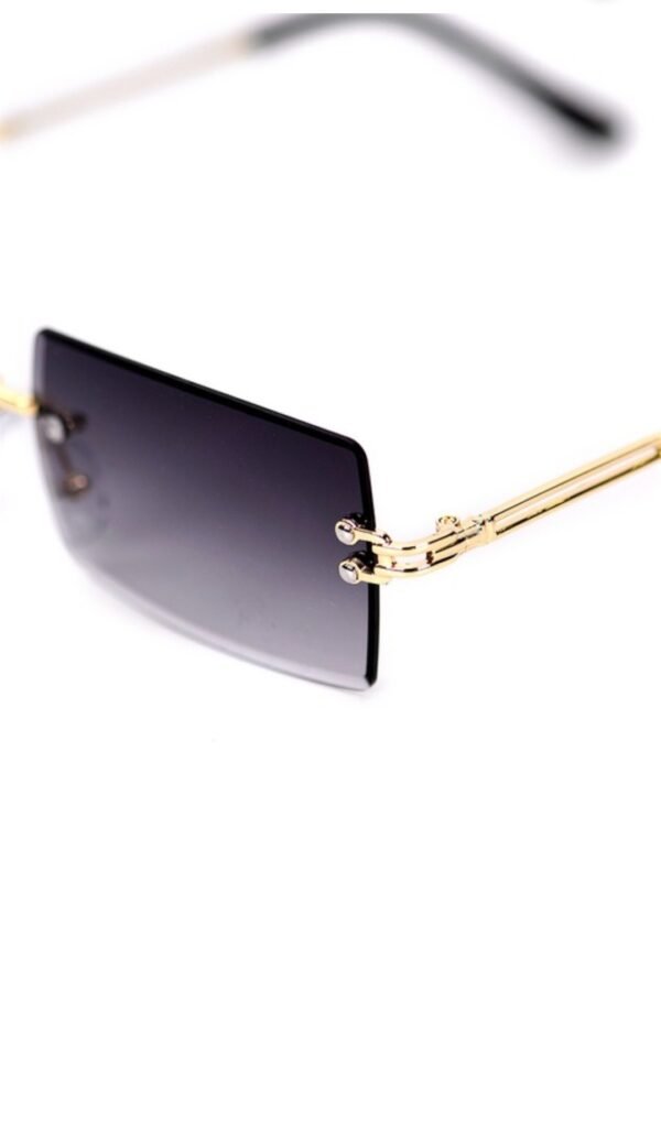 Rimless Rectangle Sunglasses