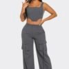 Screenshot Cargo Pants Matching Two Pcs Set
