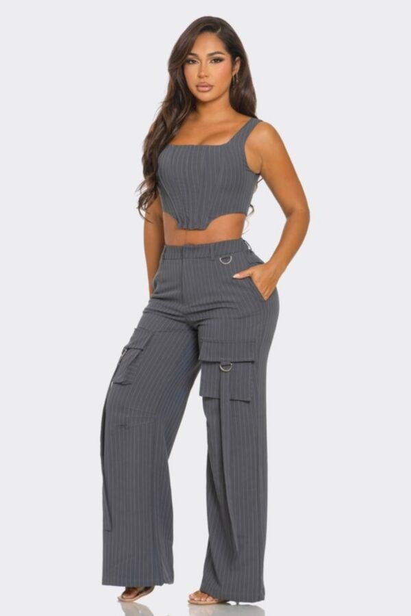 Screenshot Cargo Pants Matching Two Pcs Set