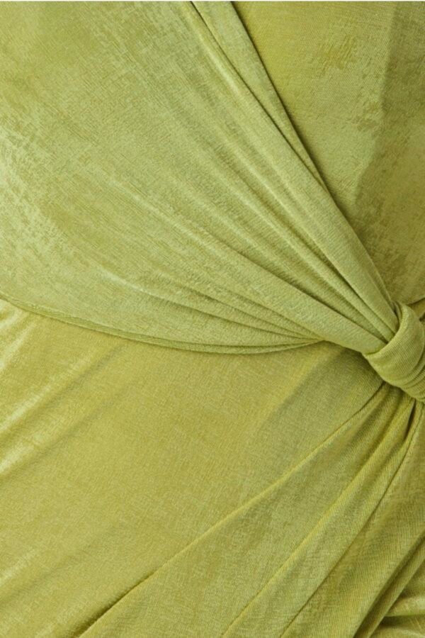 Celeste One-Shoulder Slinky Jersey Gown