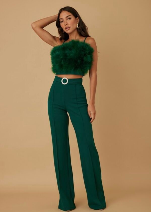 Screenshot Fur Detailed Top Fashion Set